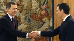 El rey encarga a S�nchez la investidura (02/02/2016).