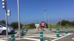 El semforo de las salinas de Noalla es objeto de polmica desde su instalacin para regular el trfico entre Noalla y O Grove