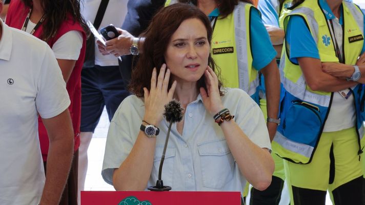 La presidenta de la Comunidad de Madrid, Isabel D�az Ayuso.