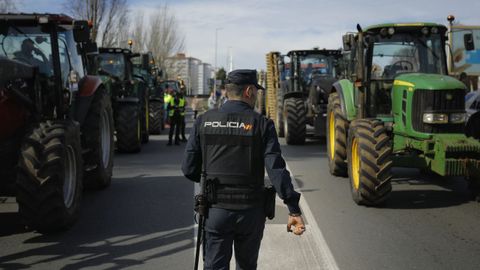 Tractorada en A Corua