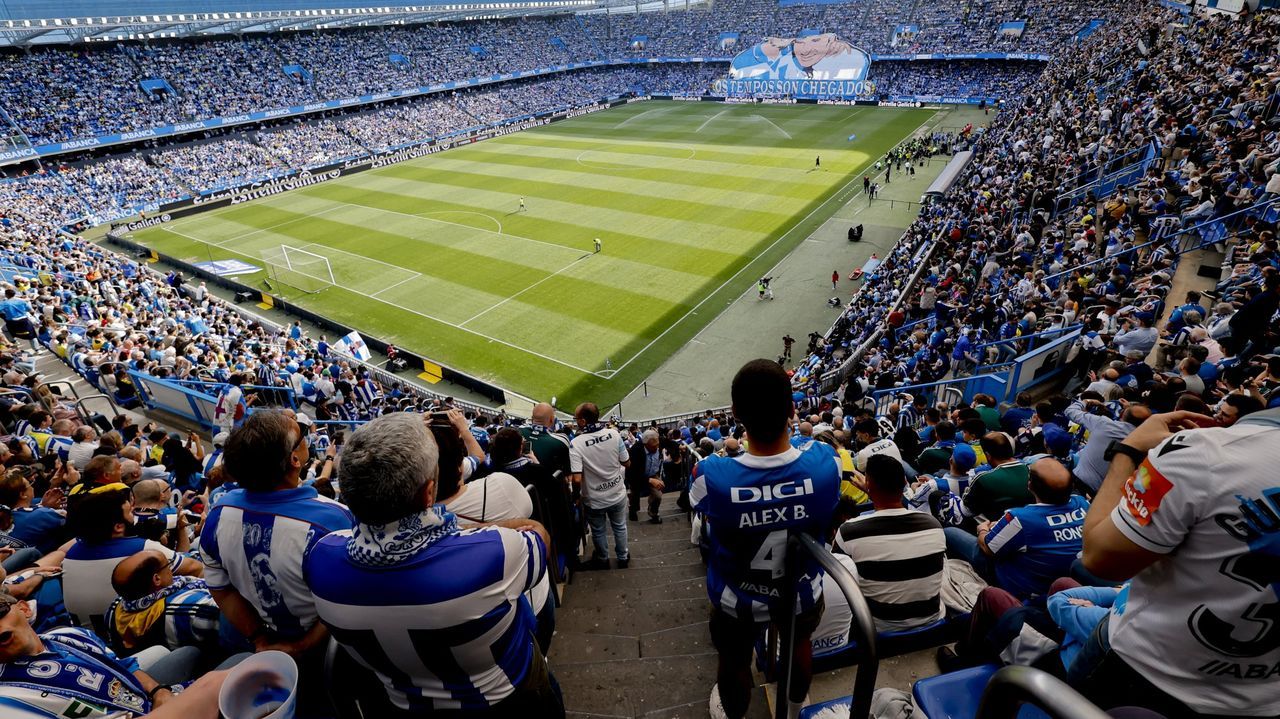 Así será la fiesta del Deportivo contra el Las Palmas: desde el césped de Abanca Riazor hasta Cuatro Caminos