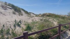 Playa de Major, en la parroquia de Noalla, en Sanxenxo