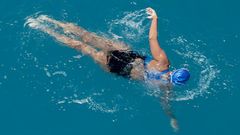 Hist�rica haza�a a nado