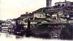 Traseras de la calle Huertas a comienzos del pasado siglo