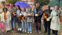 El Principado coloca tres adoquines de la memoria en recuerdo de tres vecinos de Grado vctimas del nazismo y participa en el homenaje a tres maestras de la Repblica del concejo.