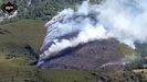 El incendio que amenaza Muniellos, desde el aire
