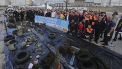 Imagen de archivo de otra iniciativa sobre la recogida de pl�sticos en el mar