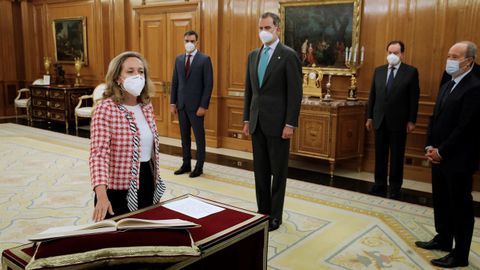 Calvi�o promete su cargo ante Felipe VI