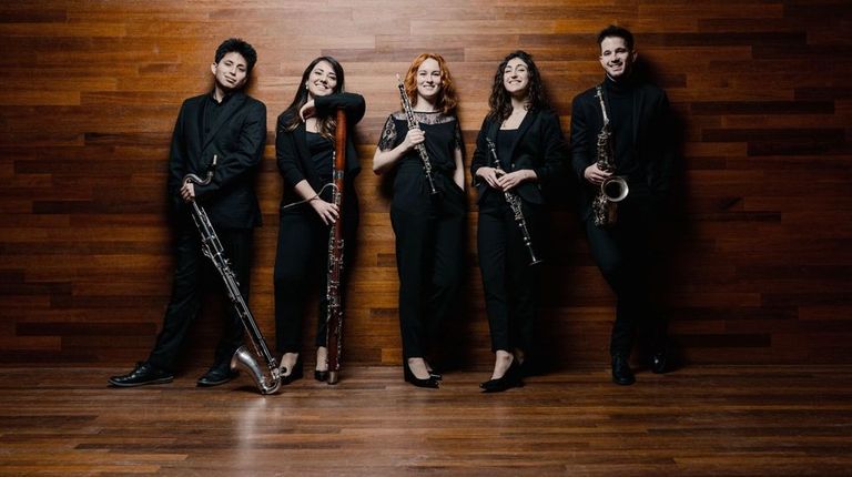 El Dianto Reed Quintet act�a en el Fuxan os Ventos