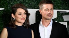 Brad Pitt y Marion Cotillard, durante el acto de promocin de la pelcula que han rodado juntos. 