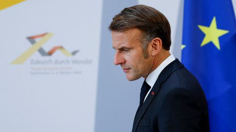 El presidente francés, Emmanuel Macron