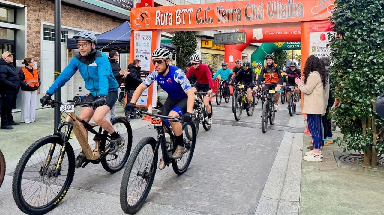 Alain Rivas ganó la Ruta BTT Terra Chá do Queixo de San Simón da Costa