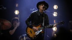 Mikel Erentxun en un concierto en A Corua durante el ao 2024.