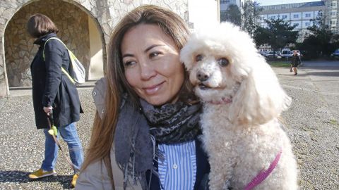 Bendici�n de mascotas en la iglesia de Campolongo