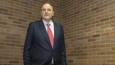 Eduardo Pascual, en su etapa como director deportivo del Monbus Obradoiro