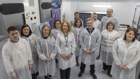 Parte del equipo investigador del Cimus