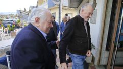 Jos� Manuel Rodr�guez (a la derecha), en un acto organizado en Portomar�n por el consejo regulador de la DO Ribeira Sacra en el 2019