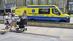 Exterior del Hospital Provincial de Pontevedra, uno de los dos centros del CHOP
