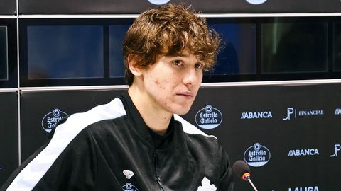 Fer L&oacute;pez se mostr&oacute; ansioso de poder debutar en Europa League con el Celta el jueves: &laquo;Ojal&aacute;&raquo;.