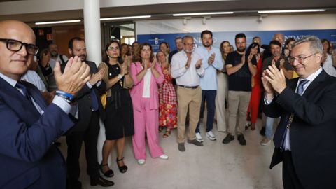 Baltar y Menor con representantes municipales del PP