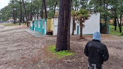 En la imagen, de esta tarde, el Beach Club, en la playa de Cabanas