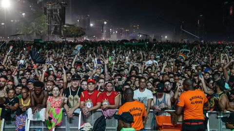 Concierto multitudinario de Madonna en la playa de Copacabana (Ro de Janeiro, Brasil)
