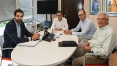 Fernndez Vila recibi a Eliseo Lpez, Vctor Cobo y Severino Gonzlez