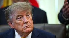 Donald Trump, el viernes en el despacho oval de la Casa Blanca.