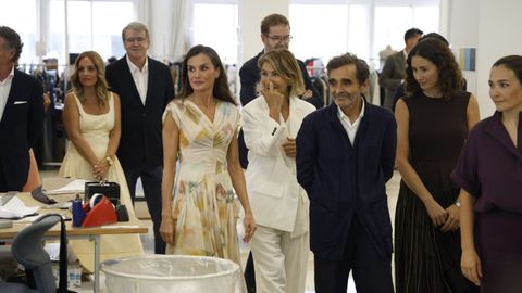 Visita a las instalaciones acompa�ada de Adolfo, Tiziana y Adriana Dom�nguez y Elena Gonz�lez