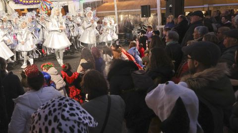 Celebraci�n del carnaval en Pontedeume, en una foto de archivo.