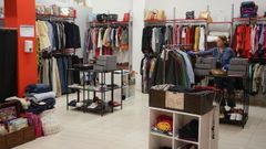 Imagen de archivo del ropero de C�ritas, donde tambi�n se pueden entregar donaciones