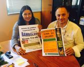 La edil Beatriz Iglesias y el alcalde, Jes�s Otero
