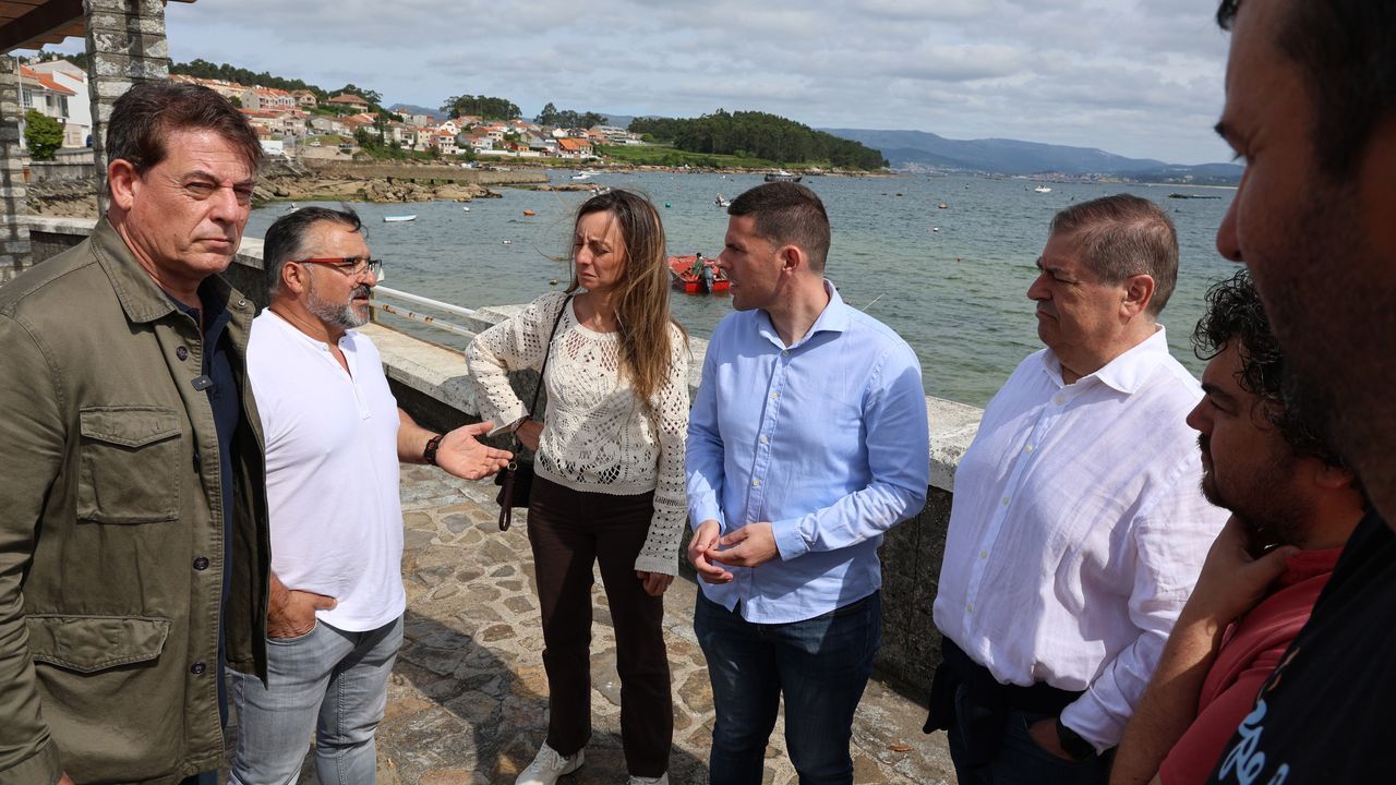 Besteiro advierte sobre la «inacción» de la Xunta ante el «deterioro» de la ría de Arousa