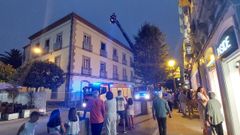 Se desplazaron dos vehculos del parque de bomberos de Barreiros