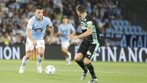 Ferran Jutgl�, en el Celta-Betis de la ida, que termin� 1-1.