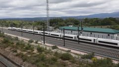 Imagen de un tren Avril en pruebas en la provincia de Ourense el pasado mes de junio.