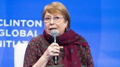 La expresidenta chilena Michelle Bachelet