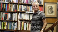 El director de contenidos de la Semana Negra de Gij�n, �ngel de la Calle, durante la entrevista.