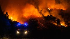 En im�genes: el incendio forestal en Rubi�