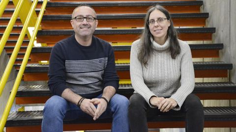 Rub&eacute;n Gonz&aacute;lez y Almudena Alonso, coordinadores del proyecto.