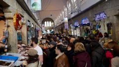 Abarrote en Plaza de Abastos