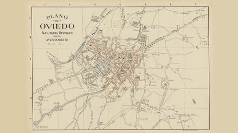 Mapa de Oviedo, 1918