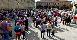 Numerosas personas se dieron cita en A Quintana para divulgar la labor de Proxecto Home. 