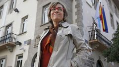 La abogada general del Estado, Consuelo Castro, este s�bado frente a la Delegaci�n del Gobierno