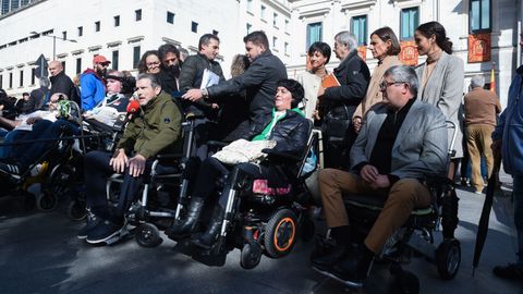 Afectado de ELA, en una foto de archivo.