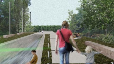 El proyecto de humanizacin incluye la recuperacin de una parte del ro Monelos.