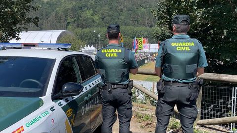 Agentes de la Guardia Civil en el Riverland