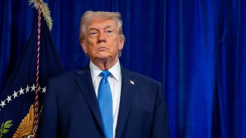 Donald Trump, en una conferencia de prensa el pasado s�bado