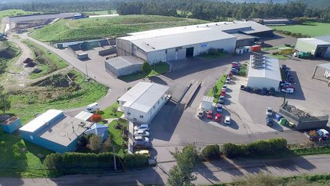 Vista a�rea de la planta de Lousame