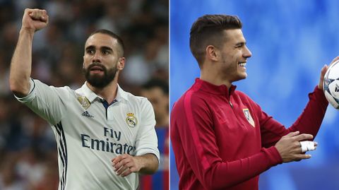CARVAJAL - LUCAS. El madridista, de los mejores. Es un defensor muy eficaz bajo cualquier modelo y en ataque aprovecha los pasillos. Conceptualmente bien construido.